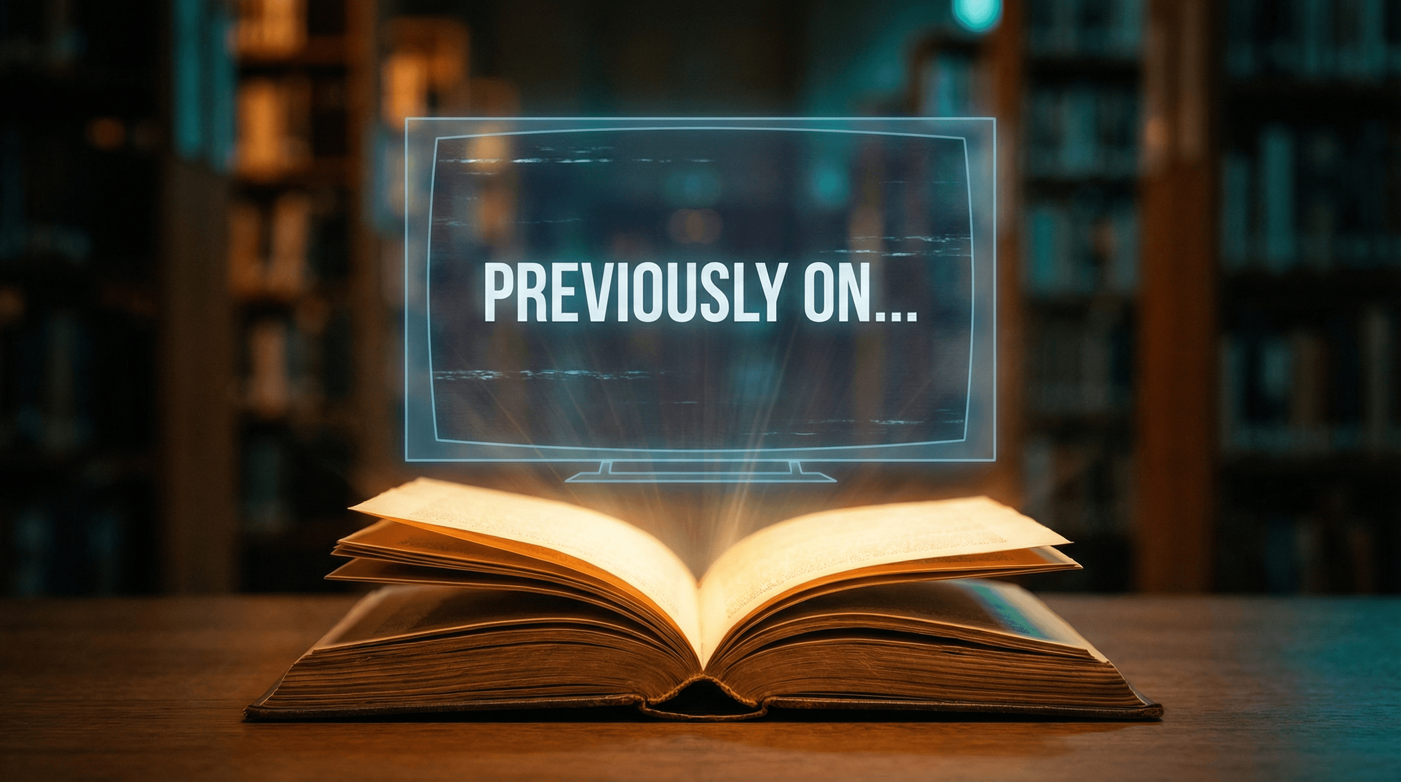 Books Need a 'Previously On...' So We Built One